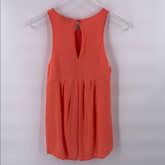 Astr pleat back swing tank top Coral - Picture 5 of 7